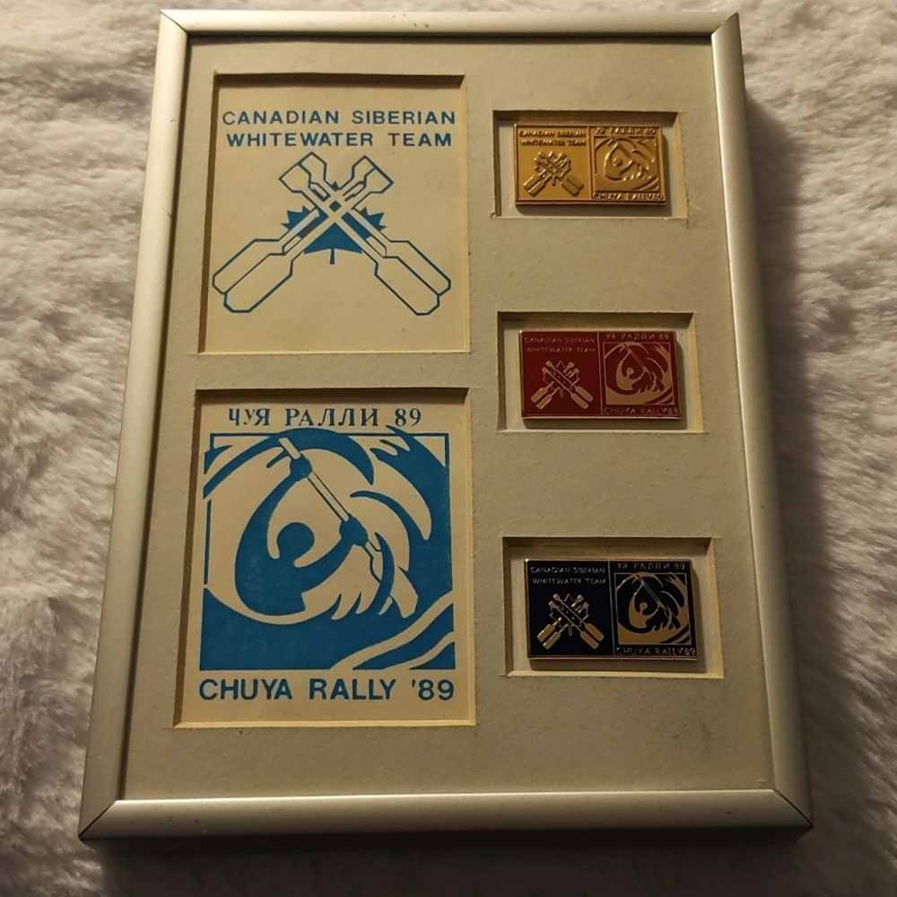 Vintage Chuya Rally 1989 Medals International Rafting Federation